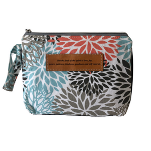 Leather Wristlet Clutch - Fruit of the Spirit