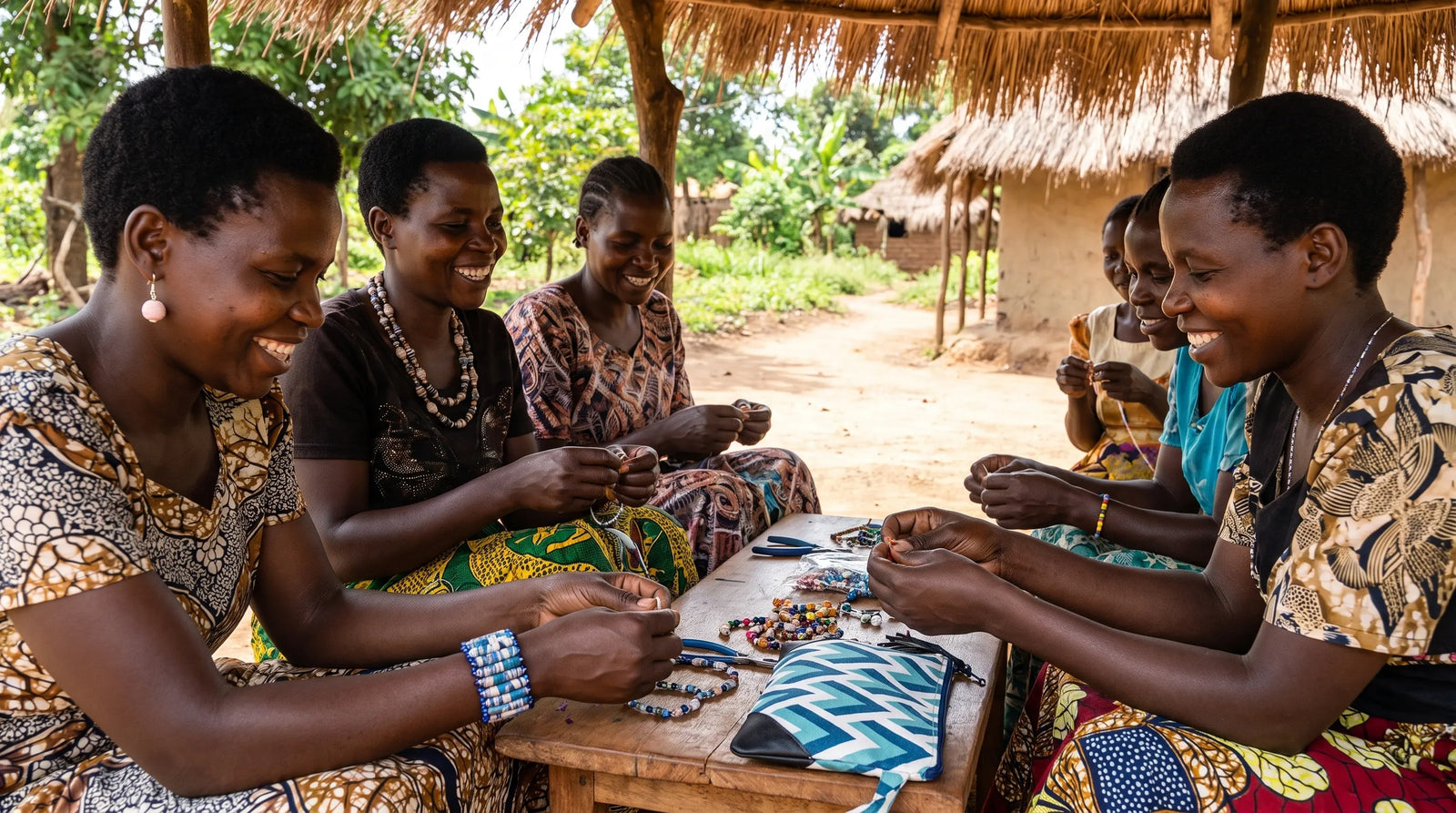 how buying handmade jewelry from zuri styles empowers women in uganda