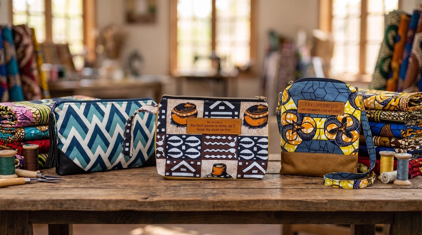 the vibrant textile behind zuri styles iconic bags