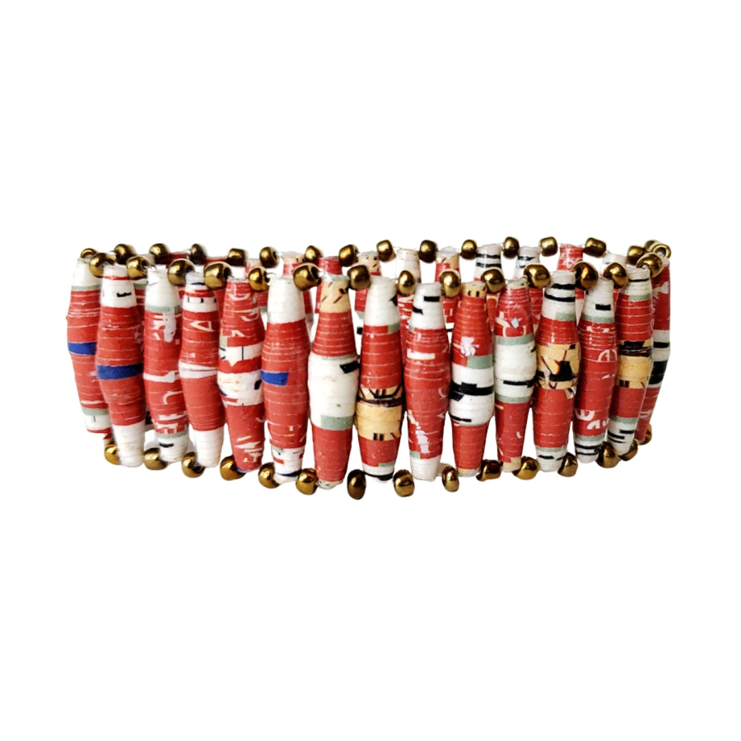 Recycled Paper Choker Bracelets