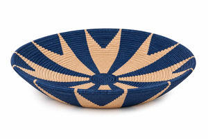 Handcrafted Navy & Natural Artisan Basket - Murchison