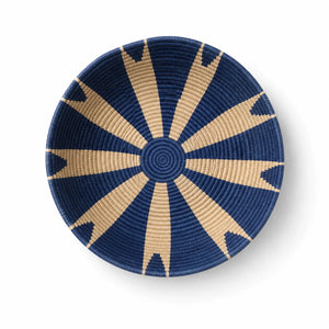 Handcrafted Navy & Natural Artisan Basket - Murchison