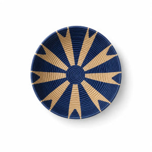 Handcrafted Navy & Natural Artisan Basket - Murchison