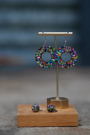 Beaded earrings - Multi