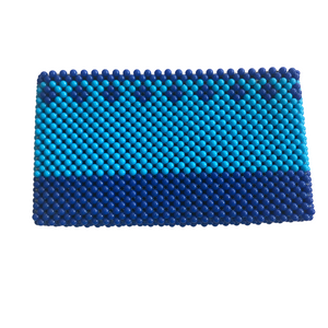 Acrylic Bead Clutch - Shades of Blue