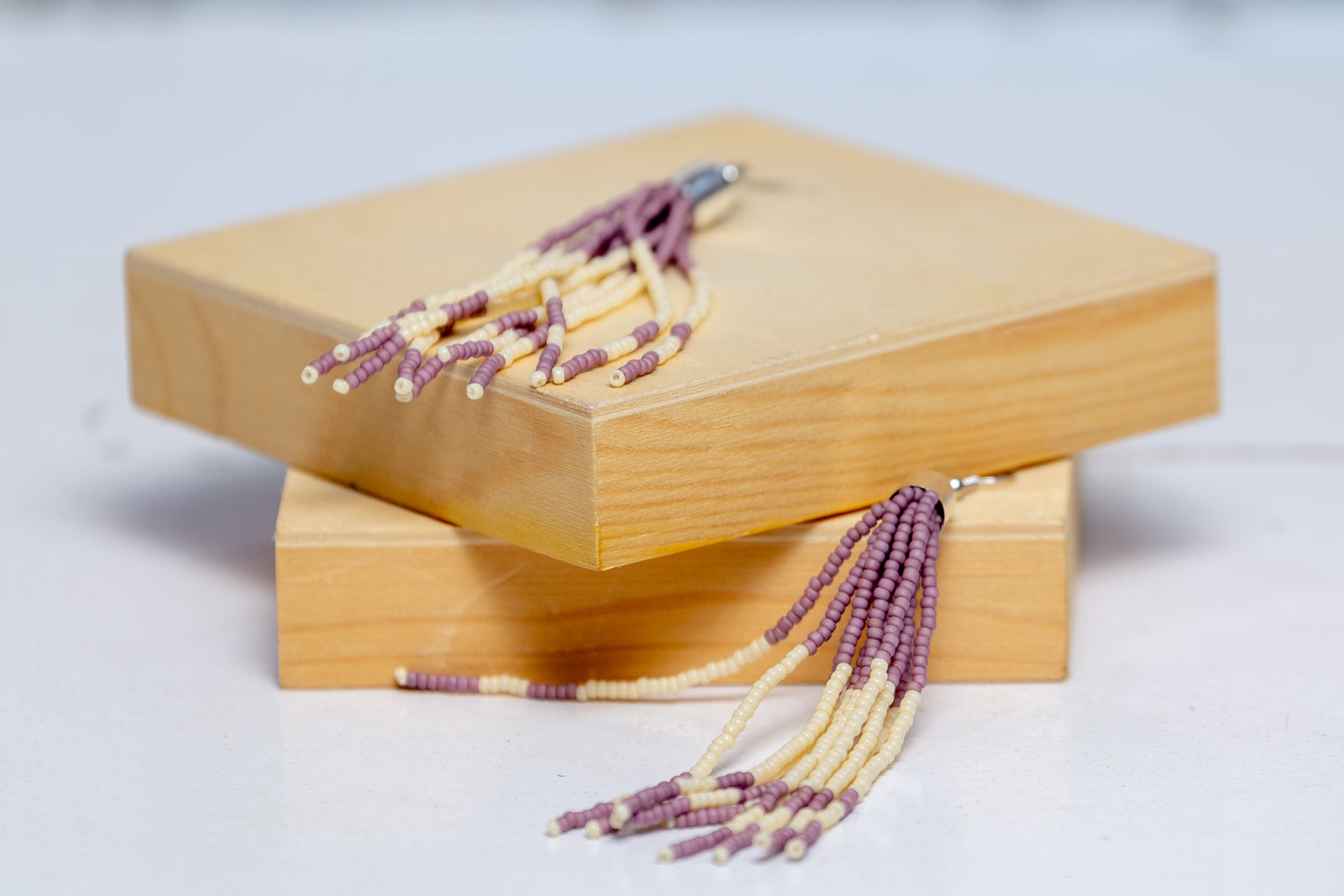 Tassel Earrings - Lavender