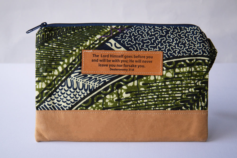 Leather Wristlet Clutch - Always with you