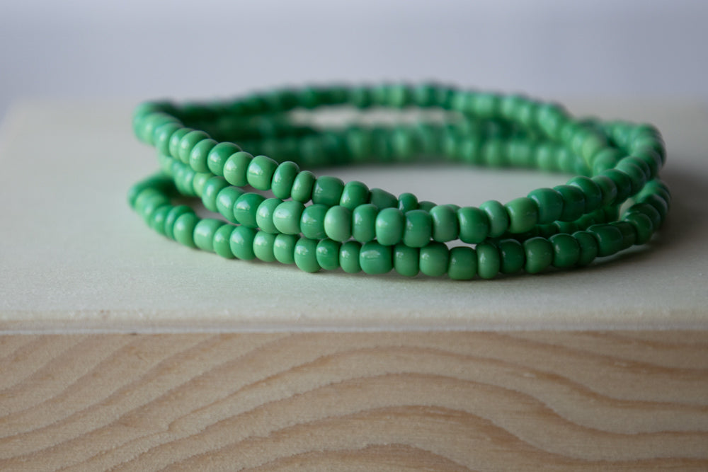 Beaded Bracelet - Lime