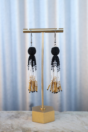 Ball and Tassel Earrings - Admirable