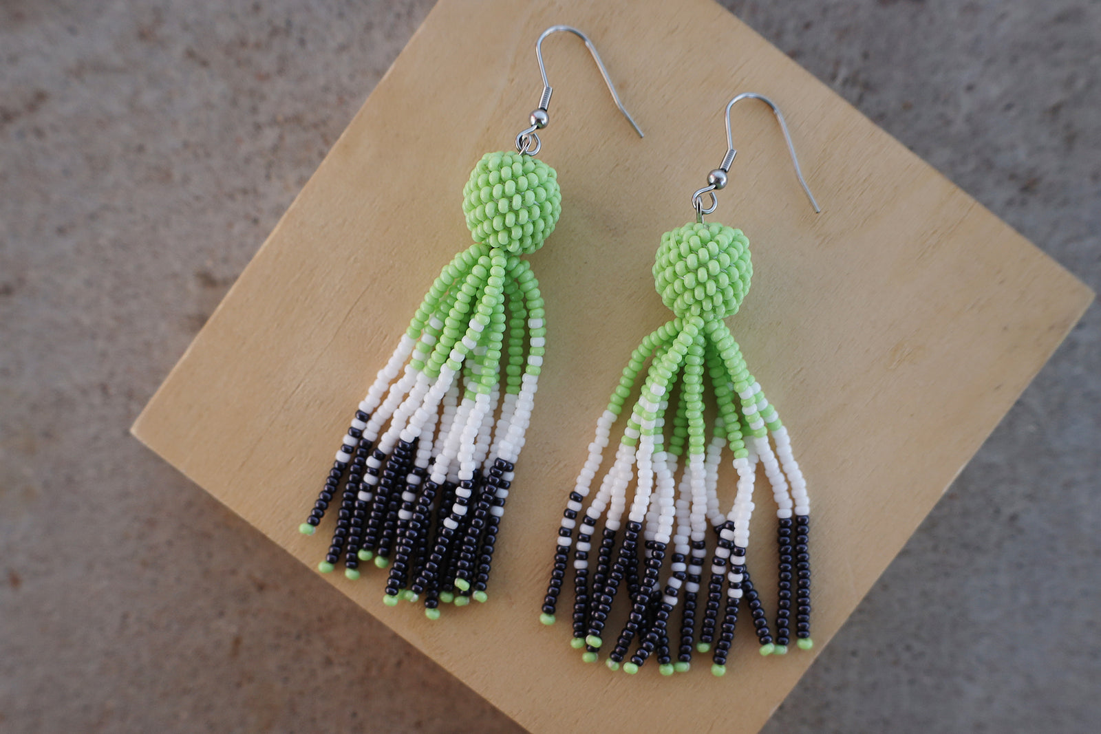 Ball and Tassel Earrings - Notable