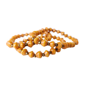 Recycled Paper Bead Bracelet - Constant