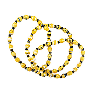 Recycled Paper Bead Bracelet - Radiant