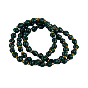 Recycled Paper Bead Bracelet - Shadow