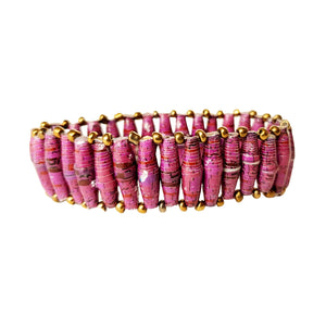 Recycled Paper Bead Bracelet - Integrity